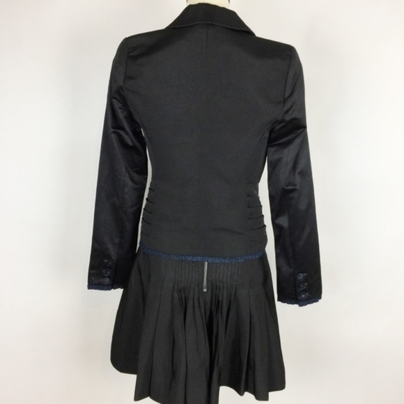 Zac Posen Target black structured skirt suit S - Picture 2 of 8